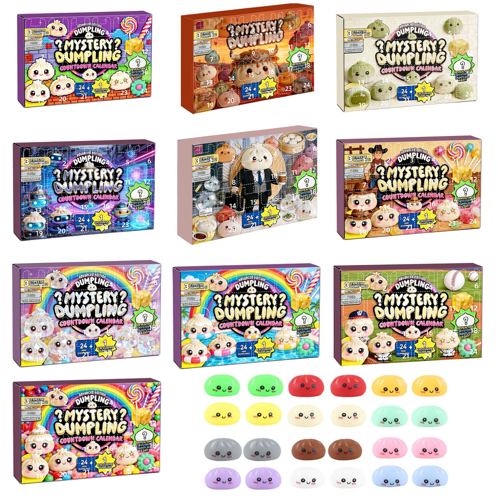 Mystery Box Blind Bag - Surprise Dumpling Blind Box Countdown Calendar
