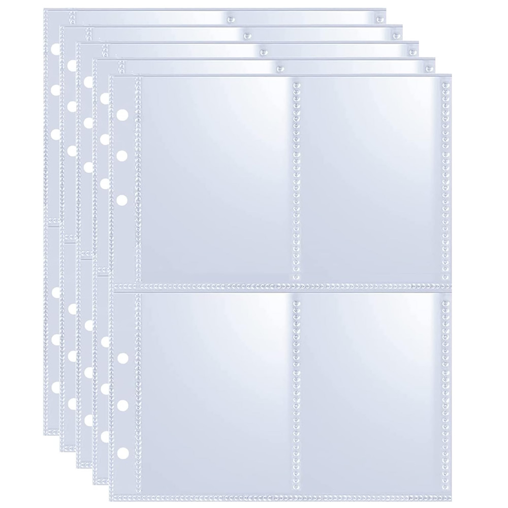 4 Pockets Photo Card Sleeves B - Trading Card Binder review and price