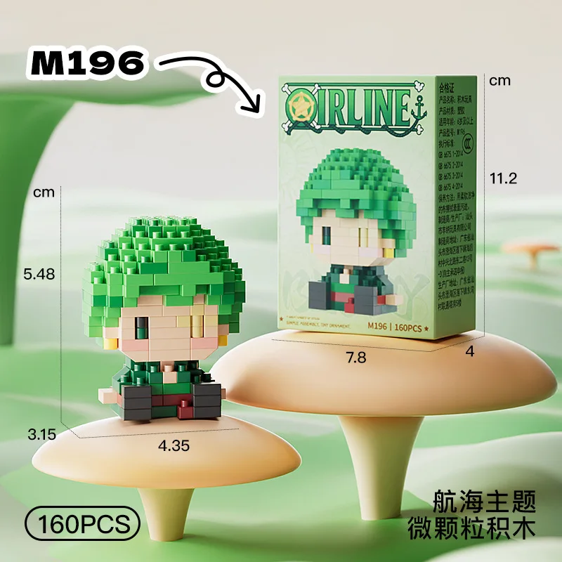 ONE PIECE 3D Anime Model Sun G - Building Block Mini review and price